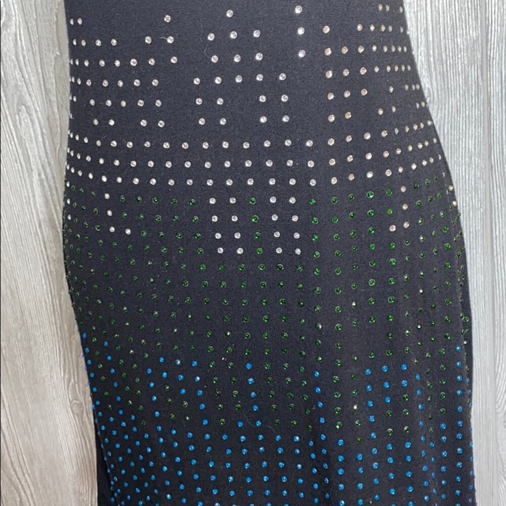 L8teR Rhinestone Jewel Racerback Dress Medium - Picture 5 of 7